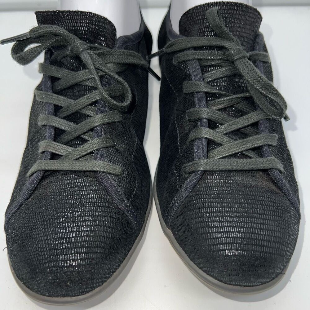 Revere Lyon Snakeskin Embossed Shimmery Sneaker